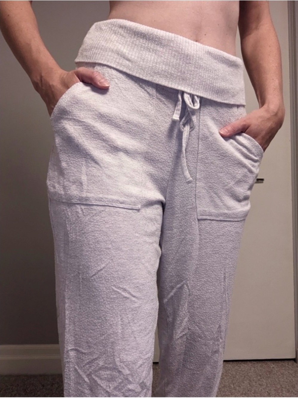 aerie Aerie Cuffed Joggers in rose gold US Size M